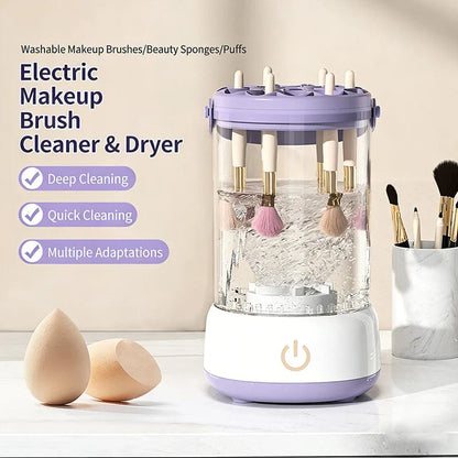 Electric Makeup Brush Washer & Dryer – Fast Drying Brush Cleaner