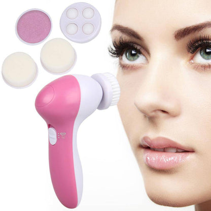 5 In 1 Facial Skin Care Electric Massager Scrubber